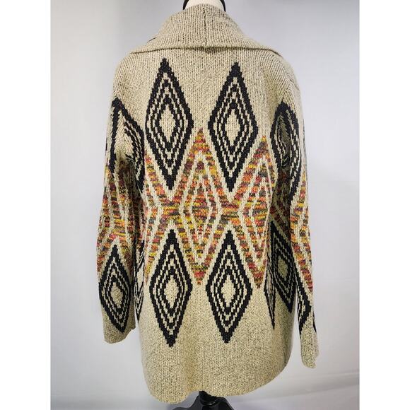 Woven Heart Boho Sweater M - Picture 4 of 7